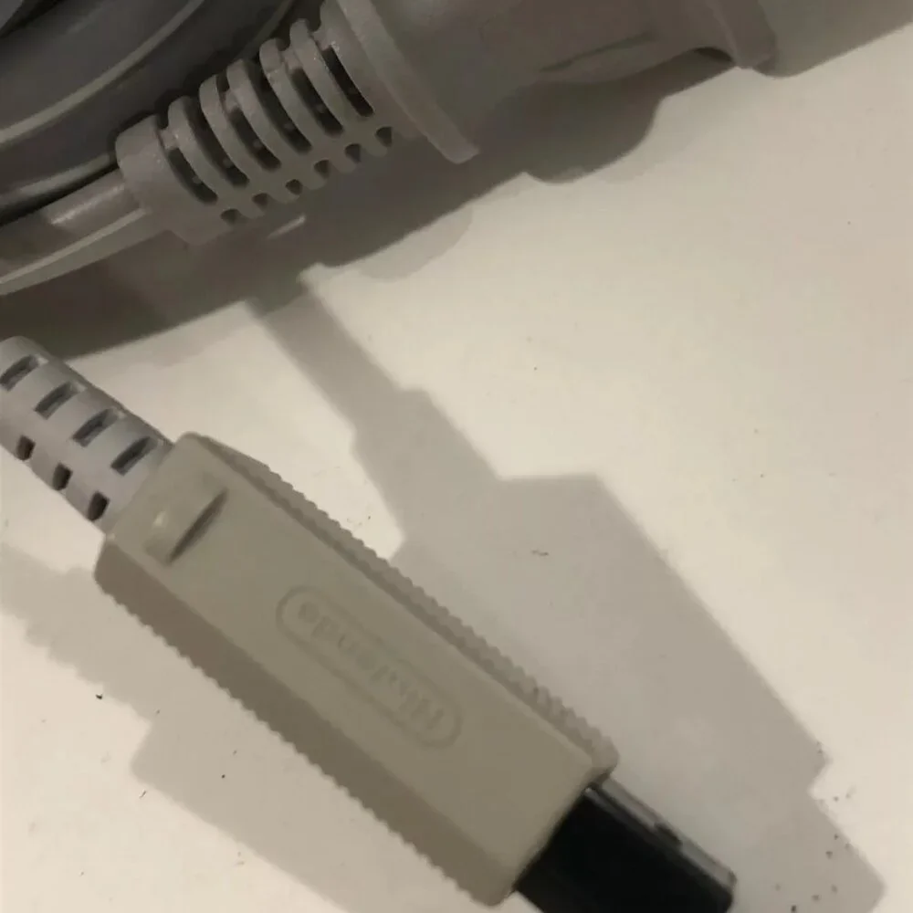 Nintendo Wii Gray Power Cord Wired RVL-002 Authentic, Tested, Works